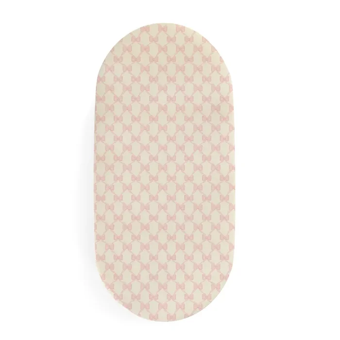 Bassinet Sheet / Changing Pad Cover – Bows