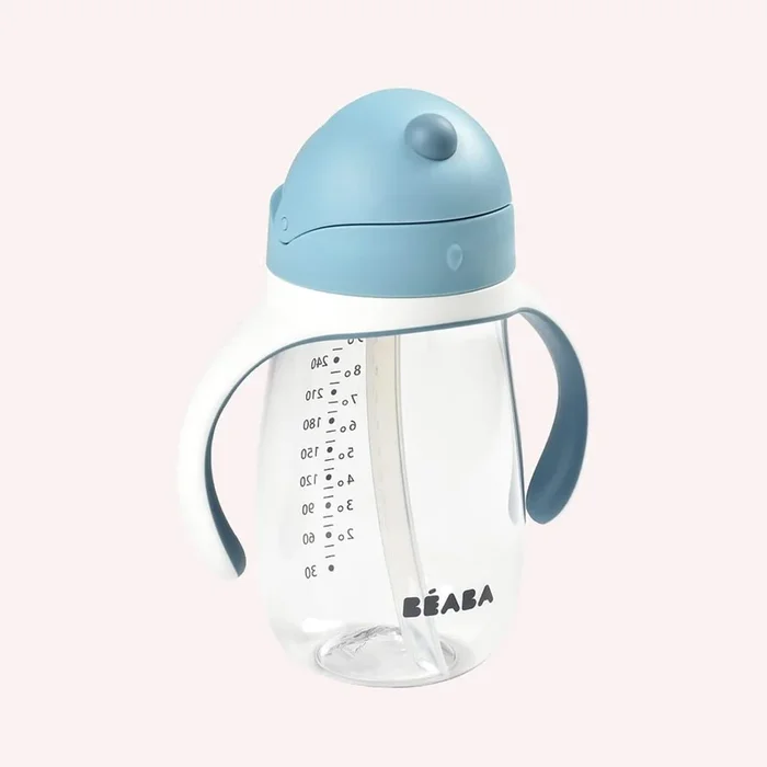 Beaba – Straw Cup – 300ml – Windy Blue