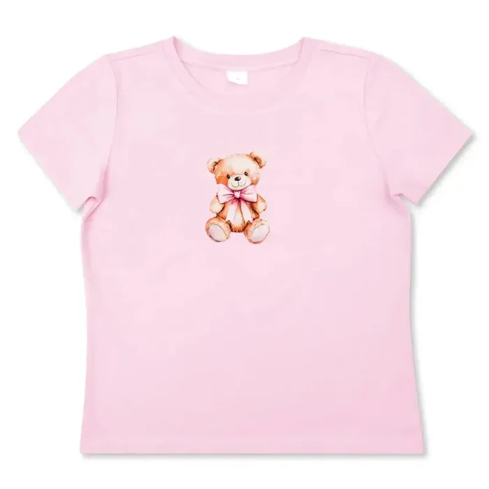 Beary Cute Tee | Pink