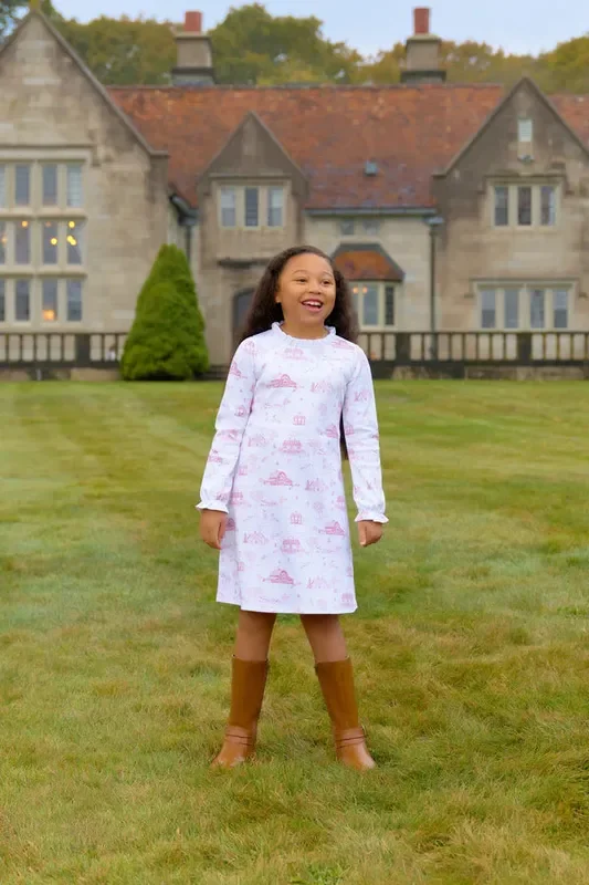 Beaufort Bonnet Lizzie’s Luxe Leisure Dress in York Town Toile
