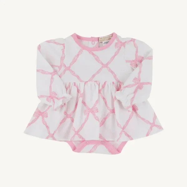 Beaufort Bonnet Long Sleeve Daisy Diaper Cover Dress