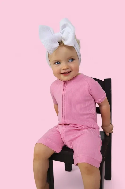 Bella Pink Rib Dream Shortie