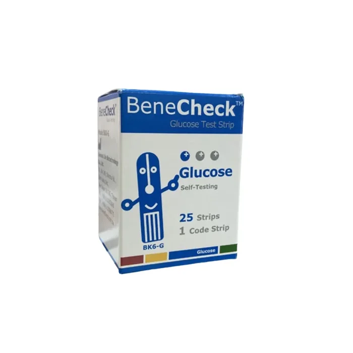 Benecheck Blood Glucose Test Strip 25 pieces