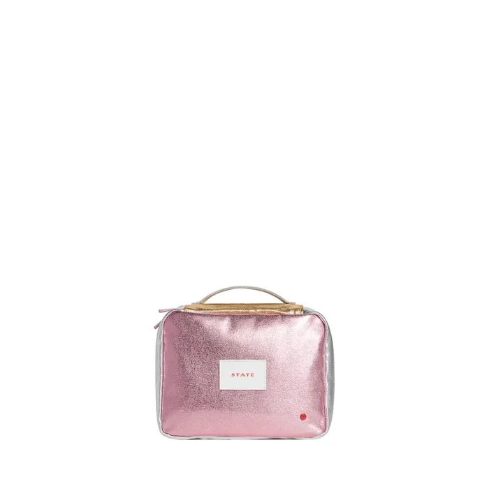 Bensen Toiletry Kit – Pink/Silver