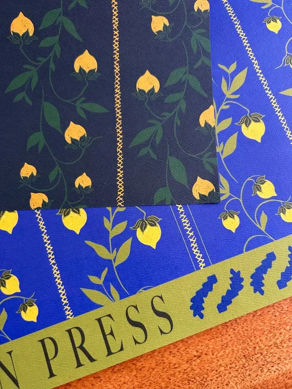 Berry Vine Pattern Sheet