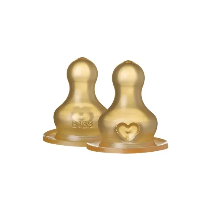 Bibs Bottle Latex Nipple Replacement – 2 Pack