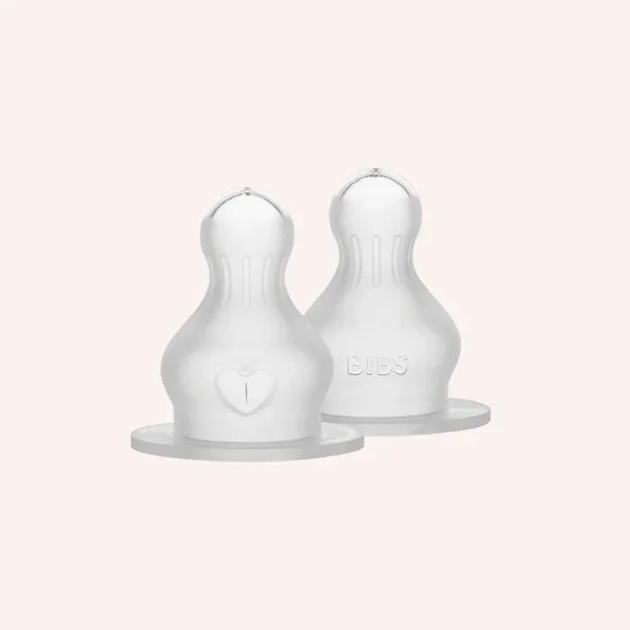 Bibs Teats – Silicone Nipple Round – 2pk