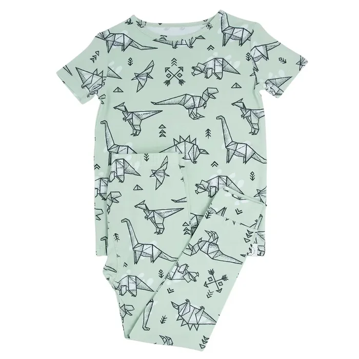Big Kid Pajama S/s – Origami Dino