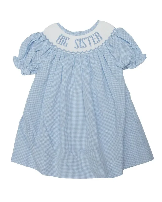 Big Sister – Blue Gingham Emmie Dress