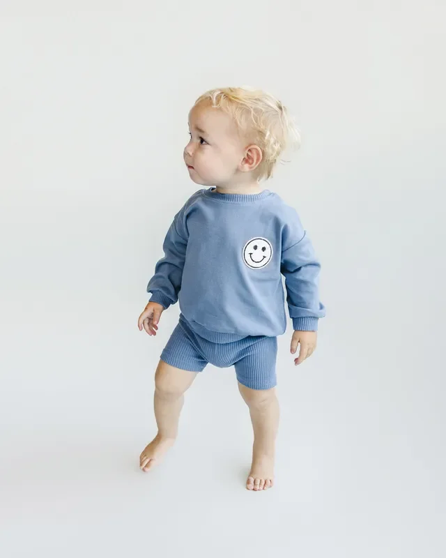 Biker Shorts Set | Blue