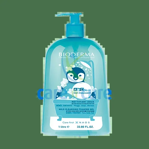 Bioderma ABCDerm Gel Moussant Mild Cleansing Foaming Gel 1l