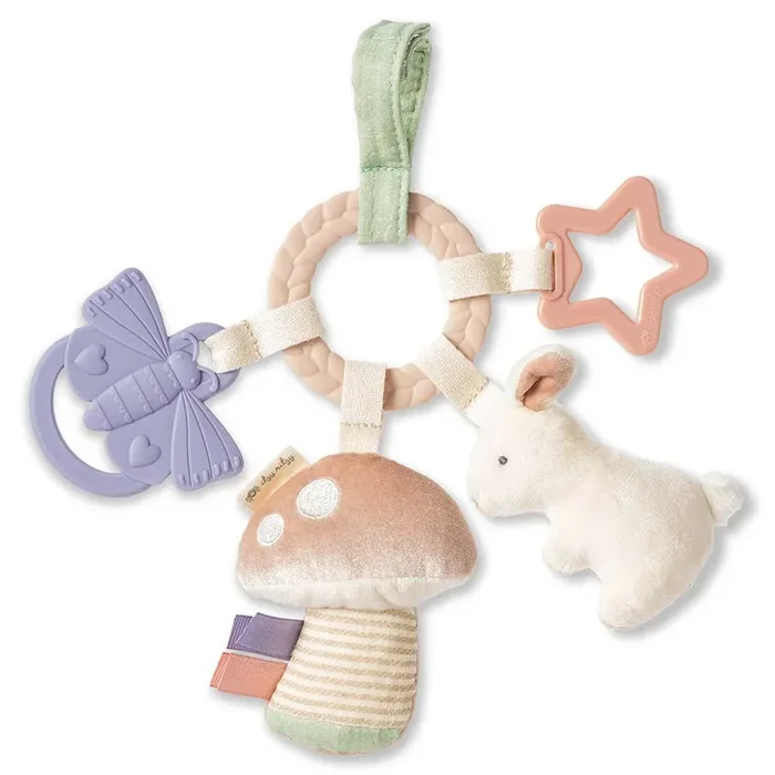 Bitzy Busy Ring™ Teething Activity Toy – Bunny