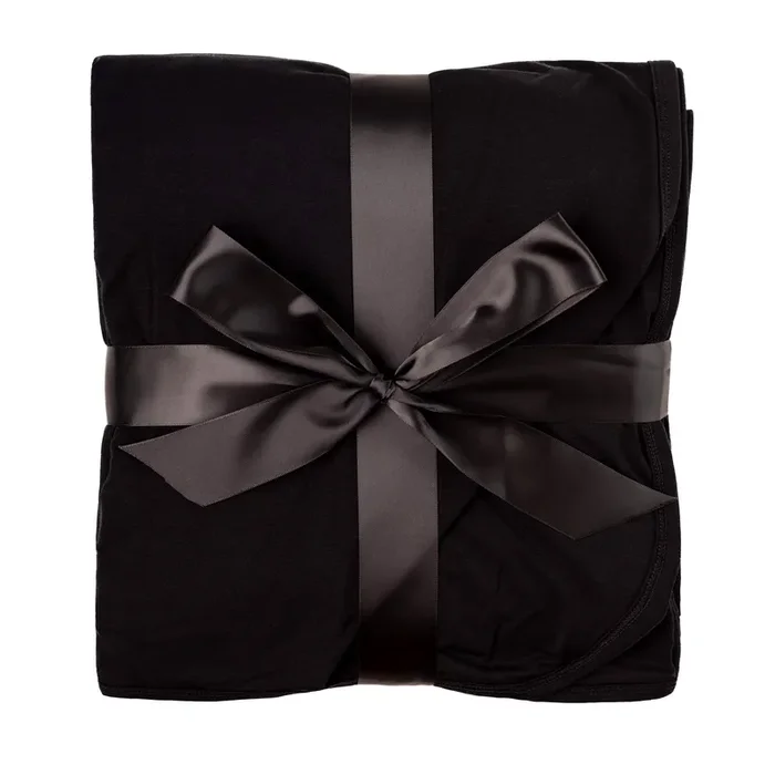 Black | Double Layer Bamboo Adult Blanket