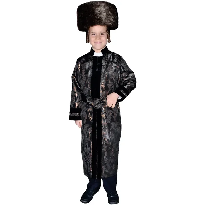 Black Rabbi Coat – Kids