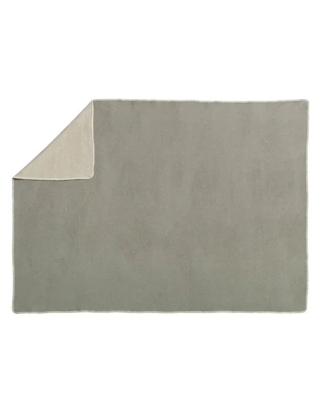 Blanket YLVA Dark Linen/Linen
