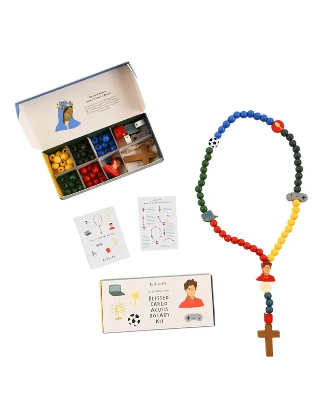 Blessed Carlo Acutis Rosary Kit