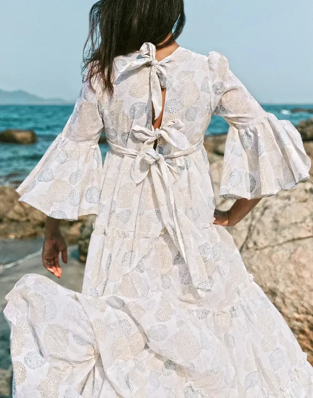 Block Printed Dress – Malabar Leaf