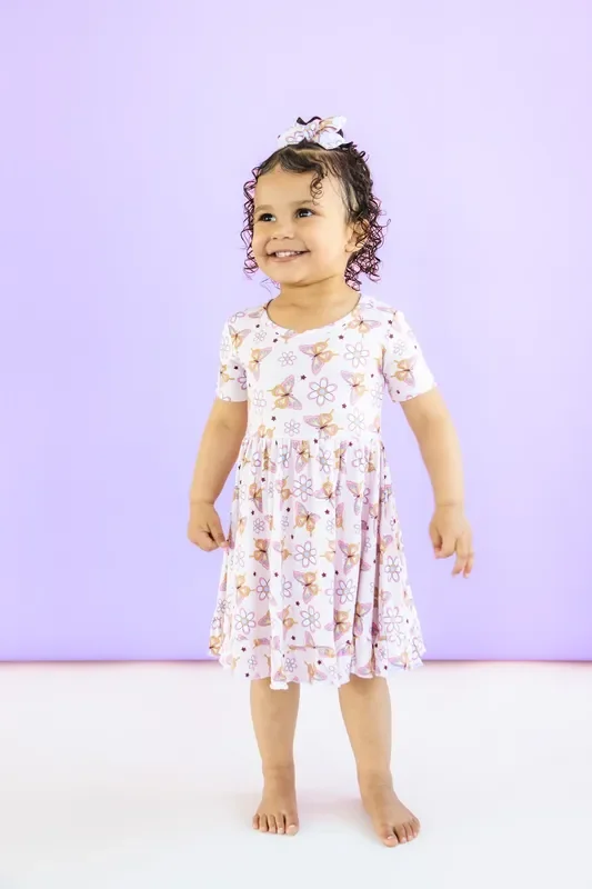 Blossomin’ Butterfly Dream Ruffle Dress