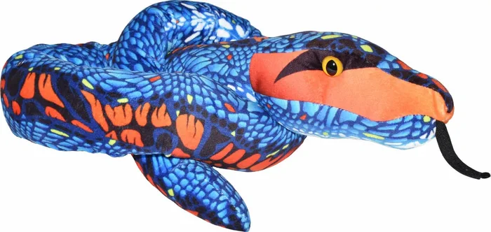 Blue And Orange Snake Stuffed Animal – 54 “