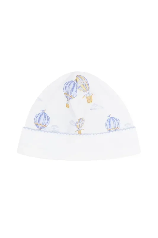 Blue Balloons Print Hat