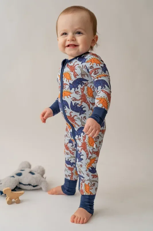 Blue Dino Loveralls