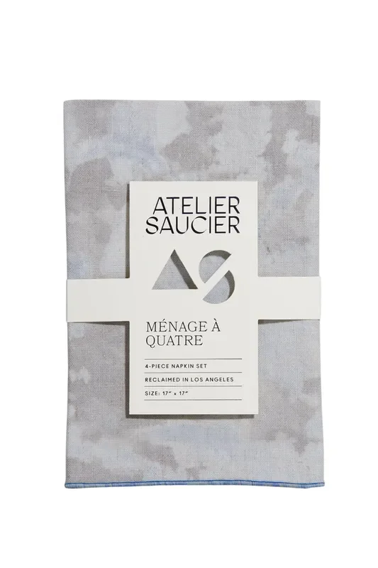 Blue Sky Linen Napkins | Set Of 4