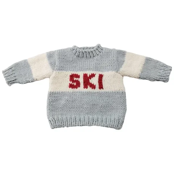 Blueberry Hill Ski Sweater, Bowie Grey