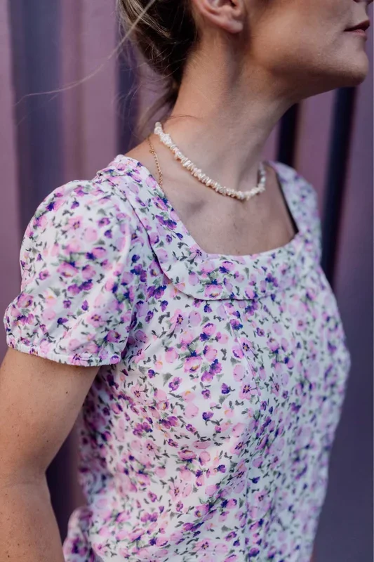 Blusa de lactancia Lilas Mama