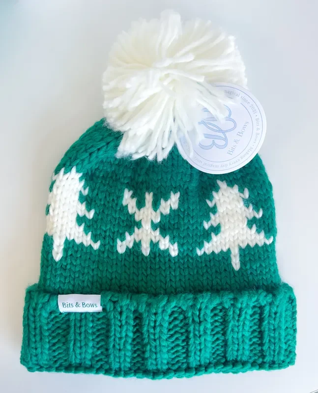 Bobble Hat – Evergreen Trees