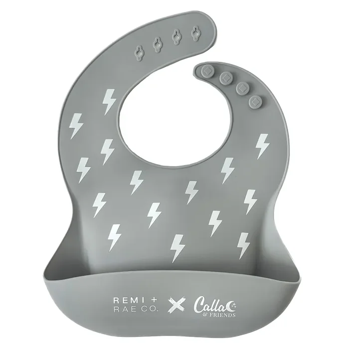 Bolt Bib – Gray