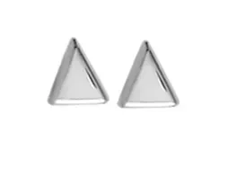 Boma Sterling Silver Triangle Post Earrings