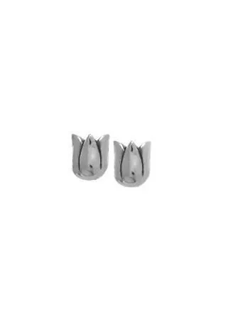 Boma Sterling Silver Tulip Stud Earrings