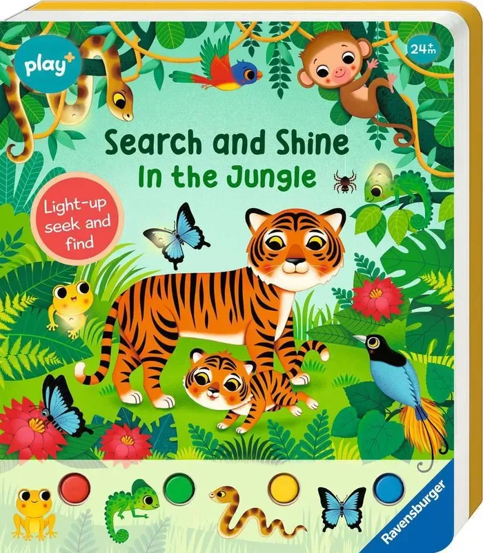 Book Search & Shine: In the Jungle Age 2+
