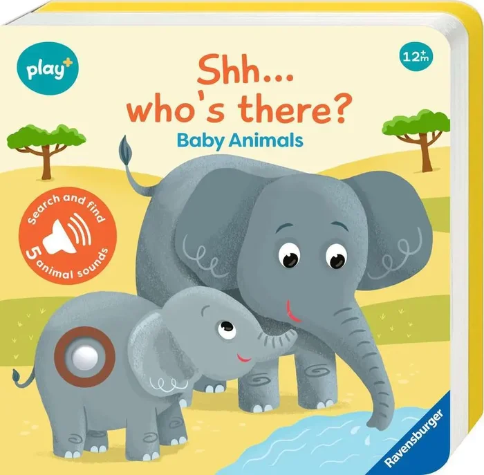 Book: Shh… Who’s There? Baby Animals Age 12 months+