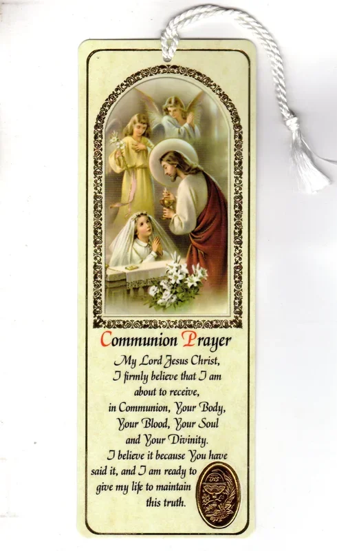 Bookmark – First Holy Communion Prayer Girl