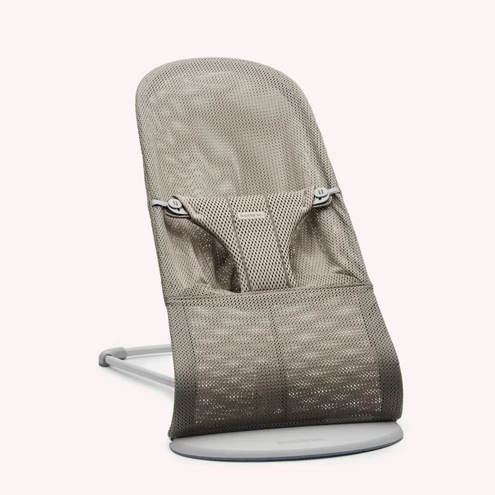 Bouncer Bliss – Grey Beige Mesh