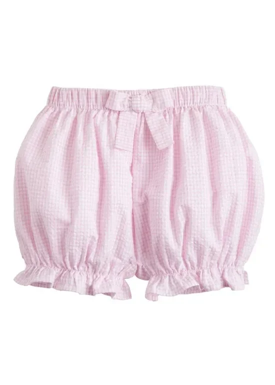 Bow Bloomers – Light Pink Gingham