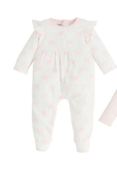 Bow Print Sleeper (6-9M)