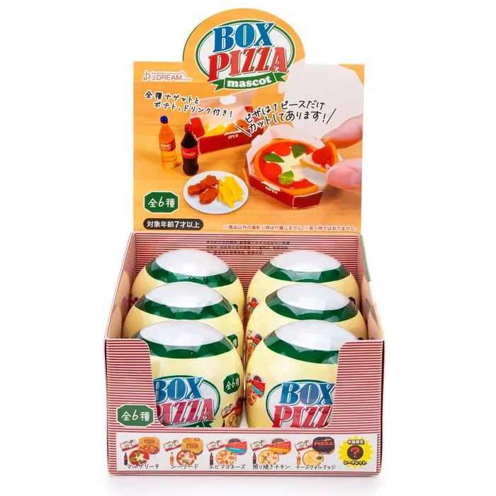 Box Pizza Mascot Capsule Toy