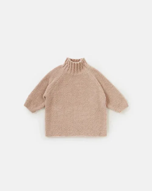 Boxy Mock Neck Sweater – Fuzzy