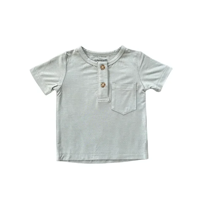 Boy’s Short Sleeve Henley Shirt