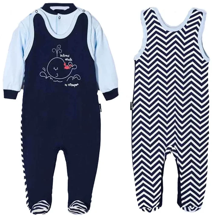 Boys Bodysuit Whale Sleeveless