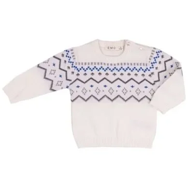 BOYS JACQUARD KNITTED SWEATER
