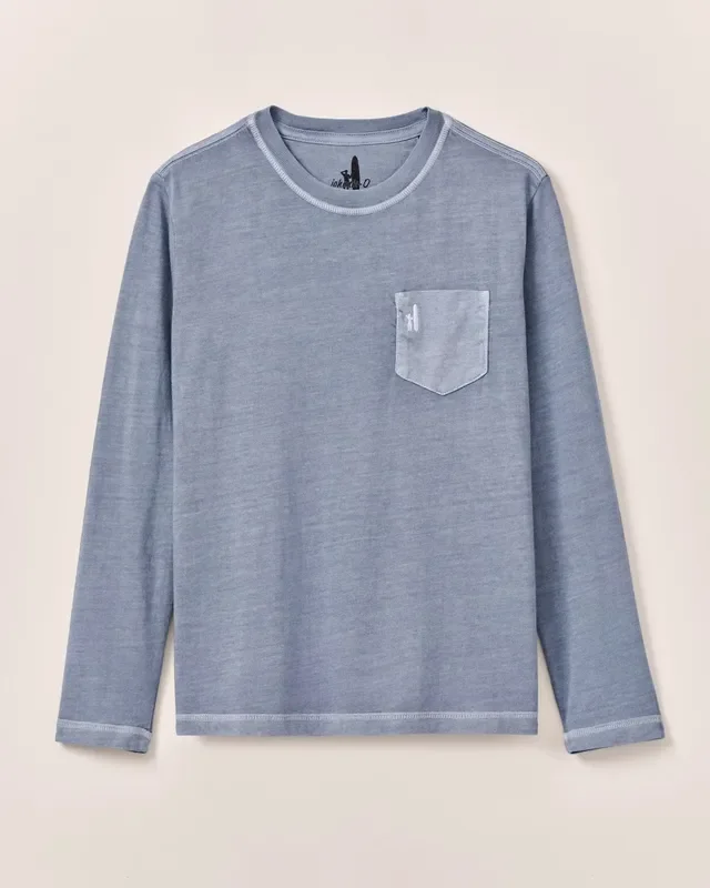 Brennan 2.0 Jr Longsleeve T-Shirt Navy