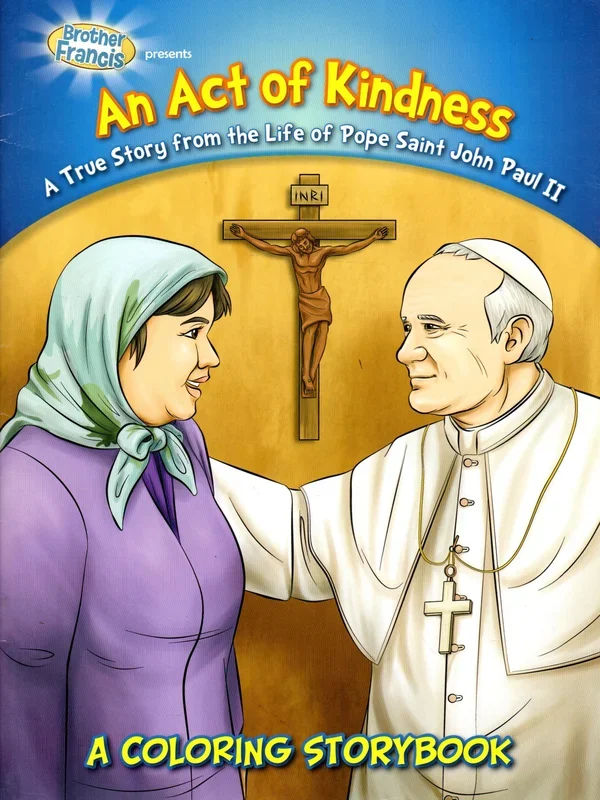 Brother Francis – An Act of Kindness: A True Story from the Life of Pope Saint John Paul II Colouring Book