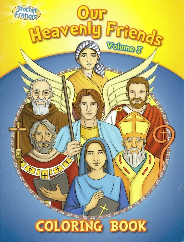 Brother Francis – Our Heavenly Friends Volume 3 – Colouring Book