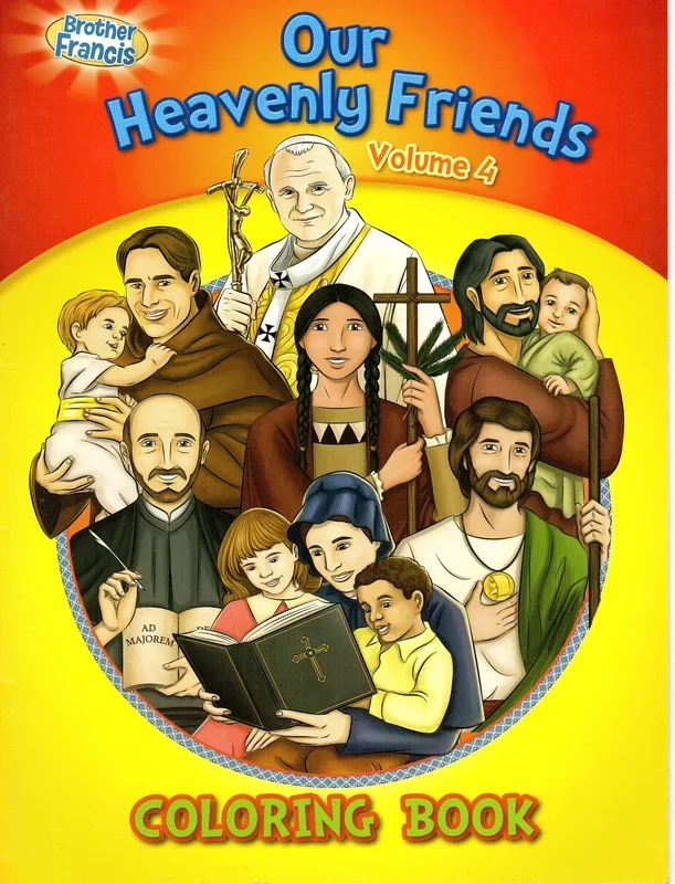 Brother Francis – Our Heavenly Friends Volume 4 – Colouring Book