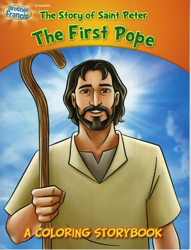 Brother Francis – The Story of Saint Peter The First Pope – A Colouring Storybook