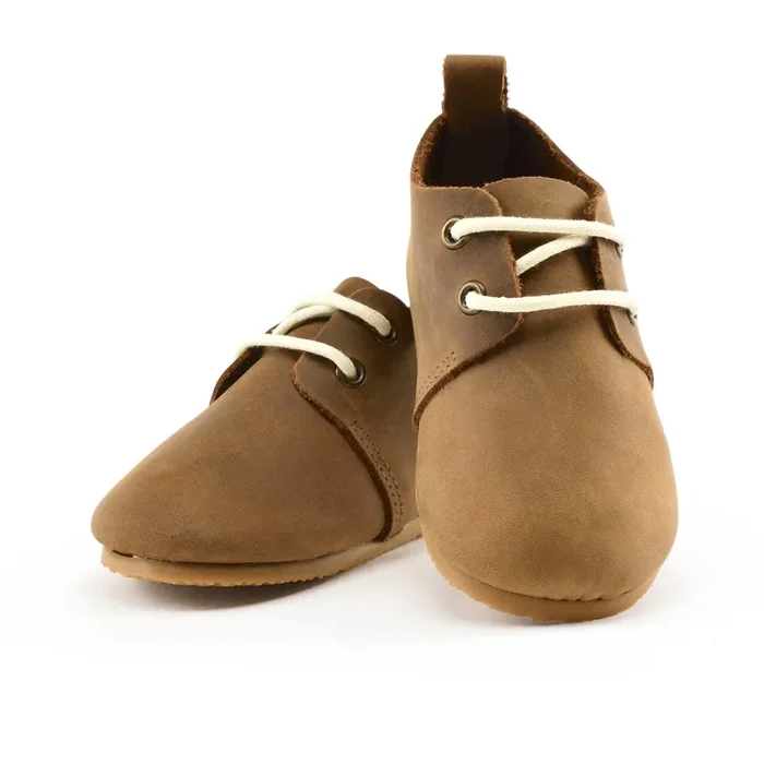 Brown – Low Top Oxfords – Hard Sole