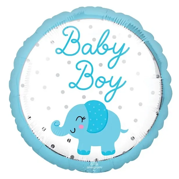 Burton & Burton Baby Boy Elephant 17 ” Balloon